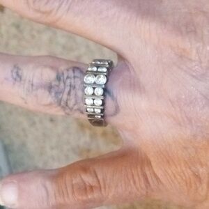 925 DQ CZ ring size 8.5